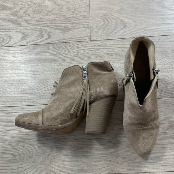 RAG & BONE Margot Side-zip Suede Ankle Boot - Picture 6 of 12